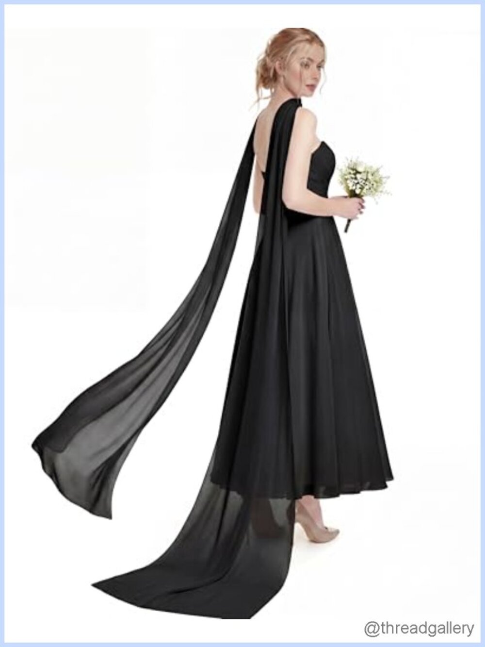 Bridal Chiffon Neck Scarf Long Wedding Veil Wrap Tulle 157 inch